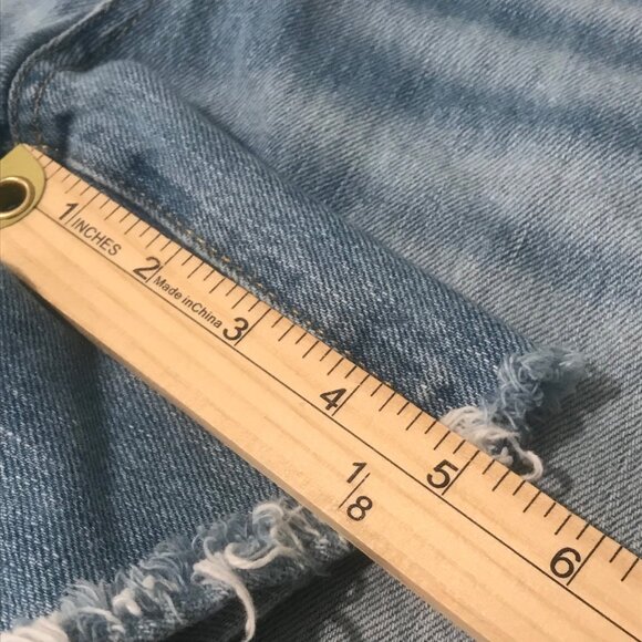 BDG Urban Outfitters Denim Shorts Womens 27 Cut Off Jeans Button Fly Ripped Boho - Picture 8 of 9